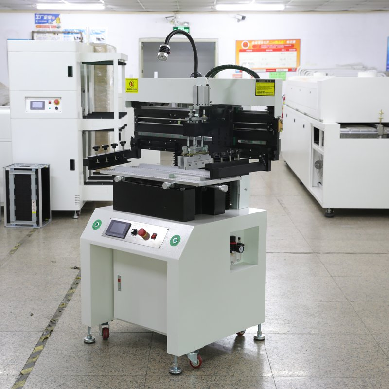 Solder Paste Printing Machine Small Semi-Automatic PCB Printing Clear Precision Screen Printin