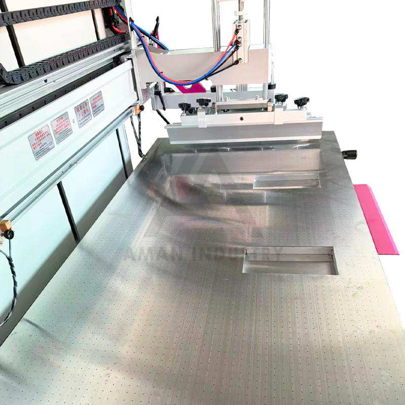 Flat Surfaces Semi Automatic Screen Printing Machine Plastic Glass Panels Hot Stamping Machine