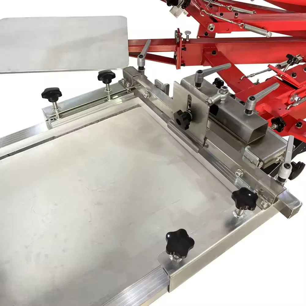 Ns1010-HD New Serigraphy Manual T-Shirt Screen Printing Machine Multicolor with 10 Colors 10 Stations Easy to Operate CE Certified