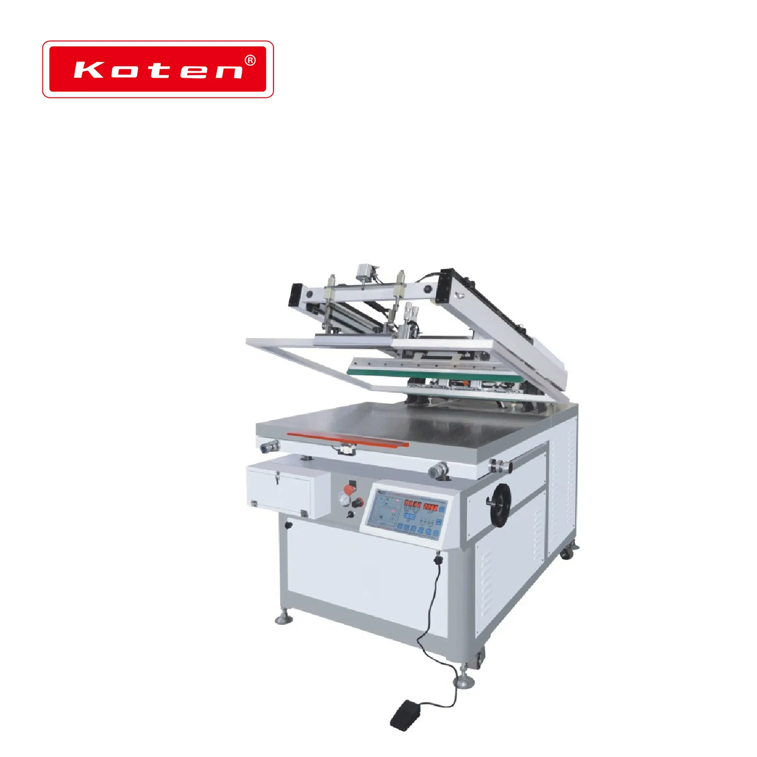 Koten Electric Screen Printing Machine a Flat Screen Printing Machine for Textiles and Plastic