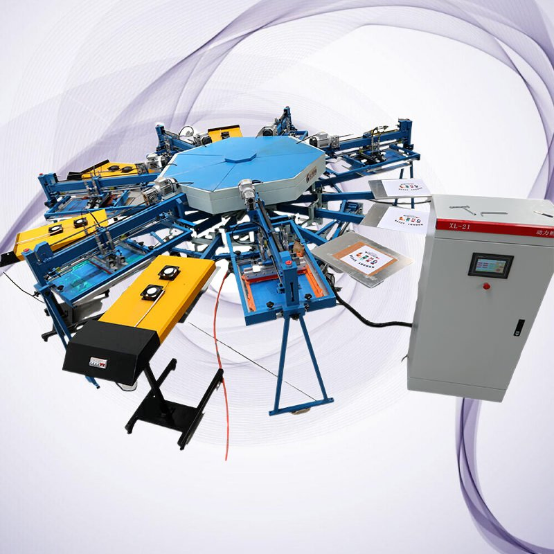 High Precision Six Color Screen Printing Equipment