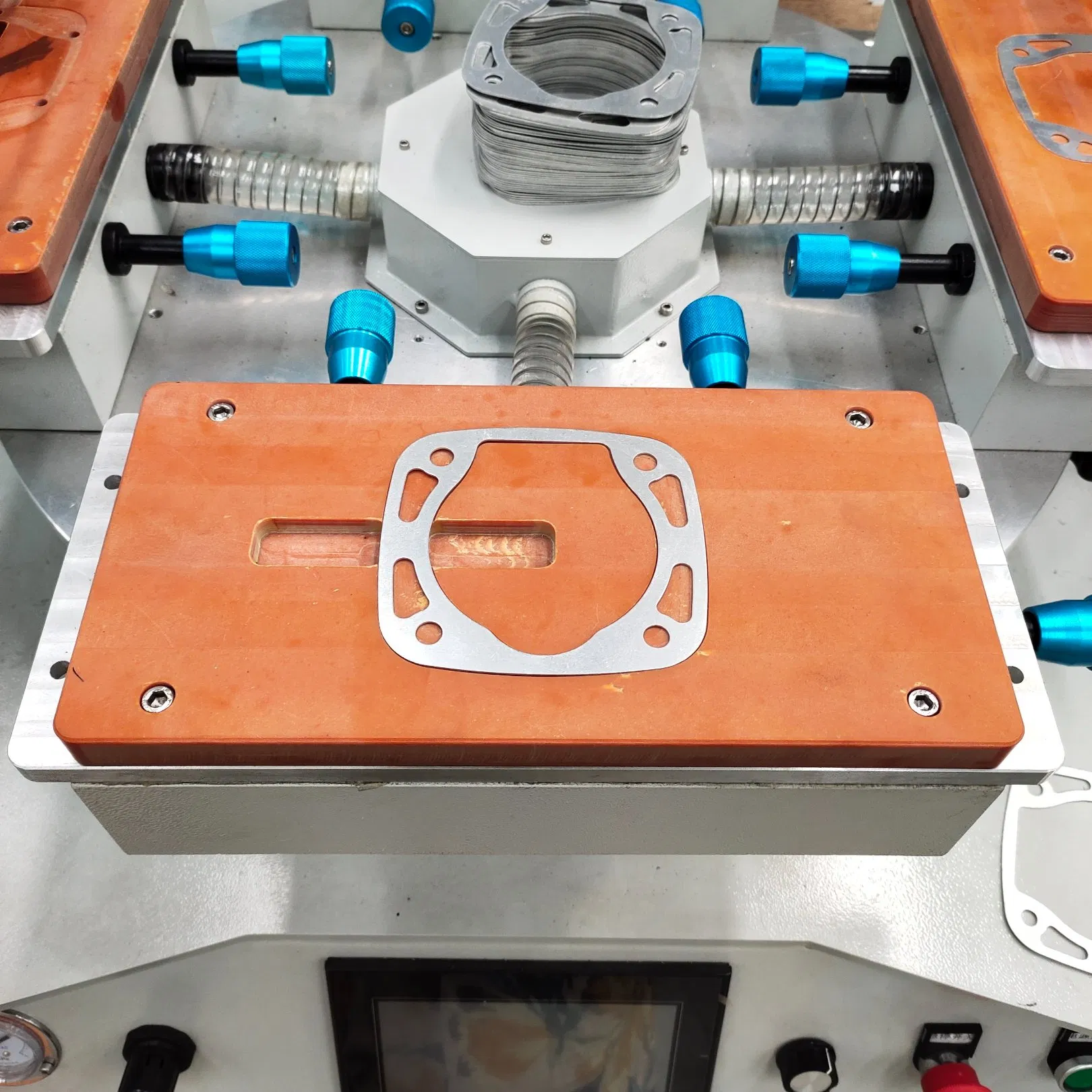 Semi Automatic Flatbed Rotary Vacuum Table Screen Printing Machine for Plastic Cosmetic Case Box Paper Board