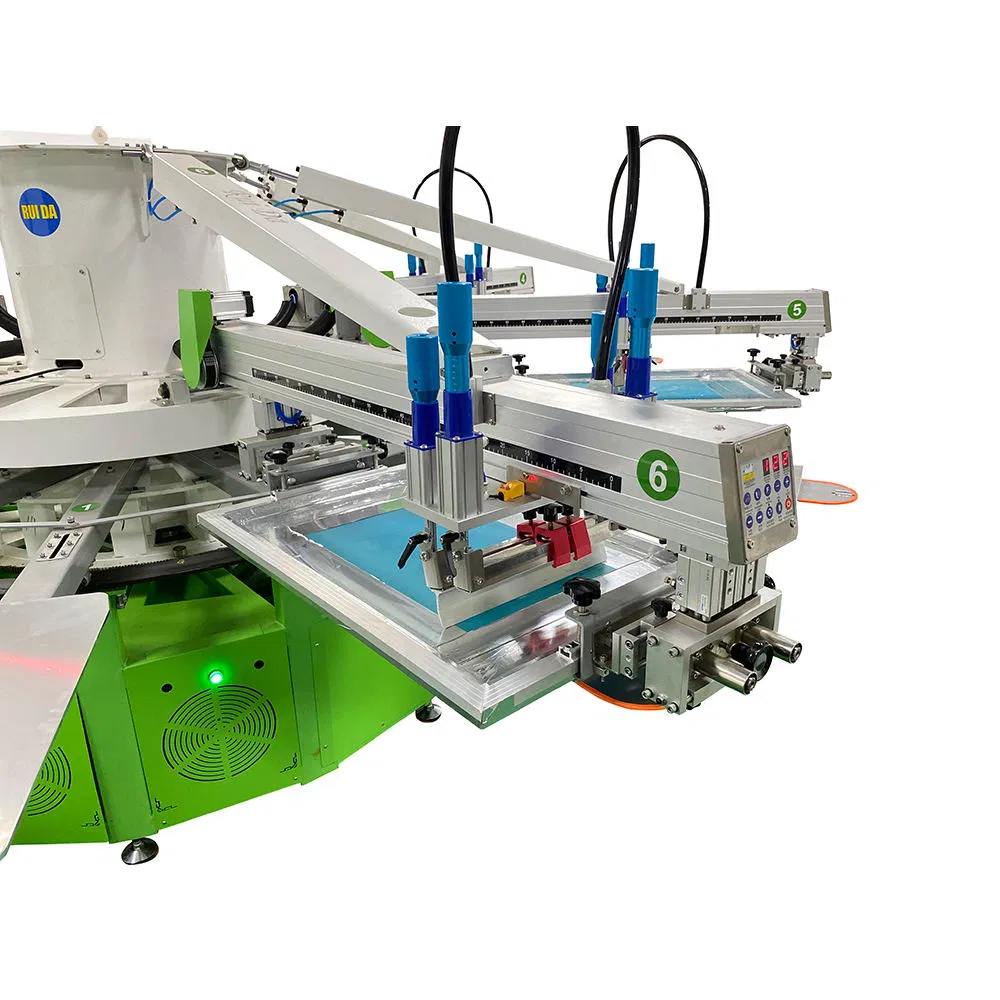 Hot Selling Used Full Servo Automatic Rotary Screen Printing Machine for T Shirt Textile Clothmanufacture