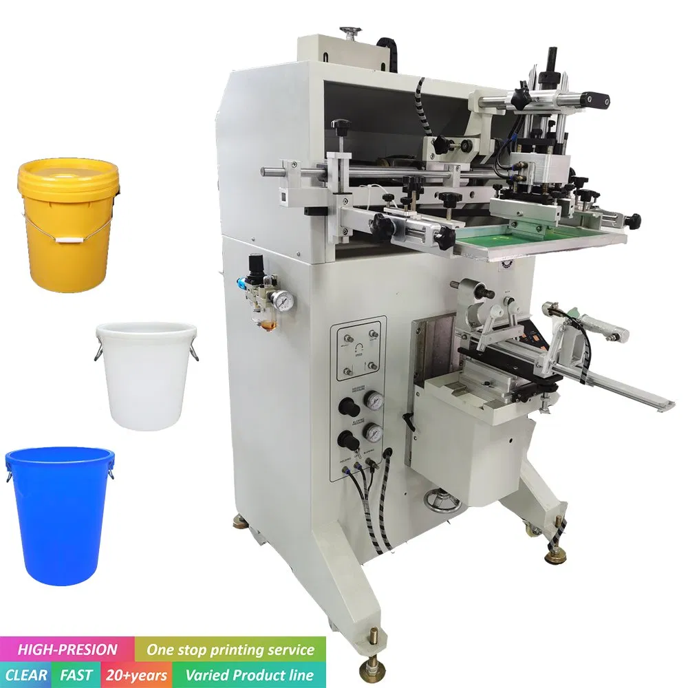 Semi-Automatic Silicone Wristband/Bottle Mug Cylinder Screen Printing Machine New Condition for Card Printer Sale