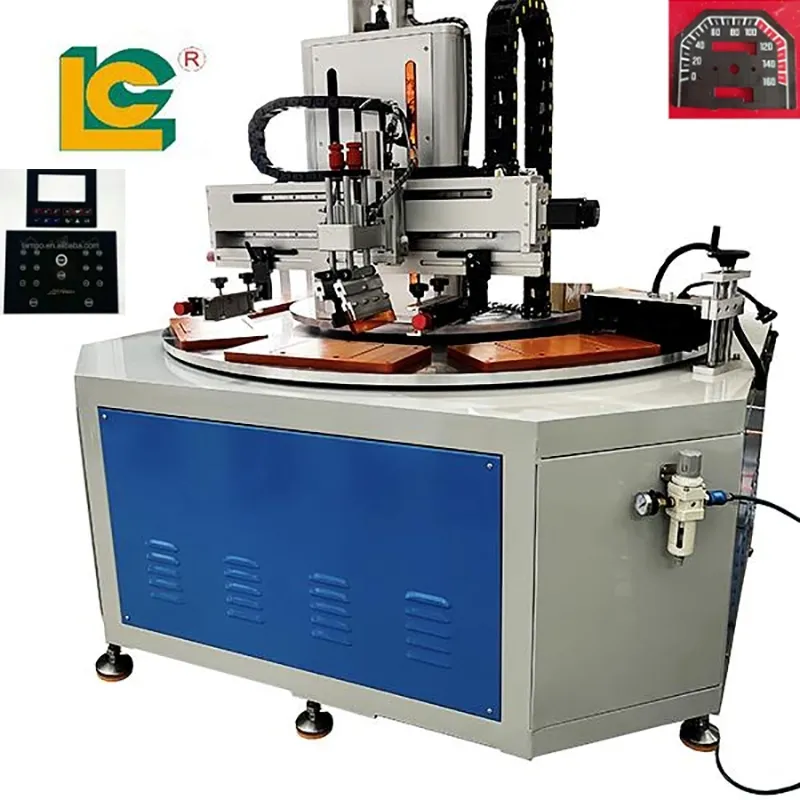 Two-Color Turntable Screen Printing Machine