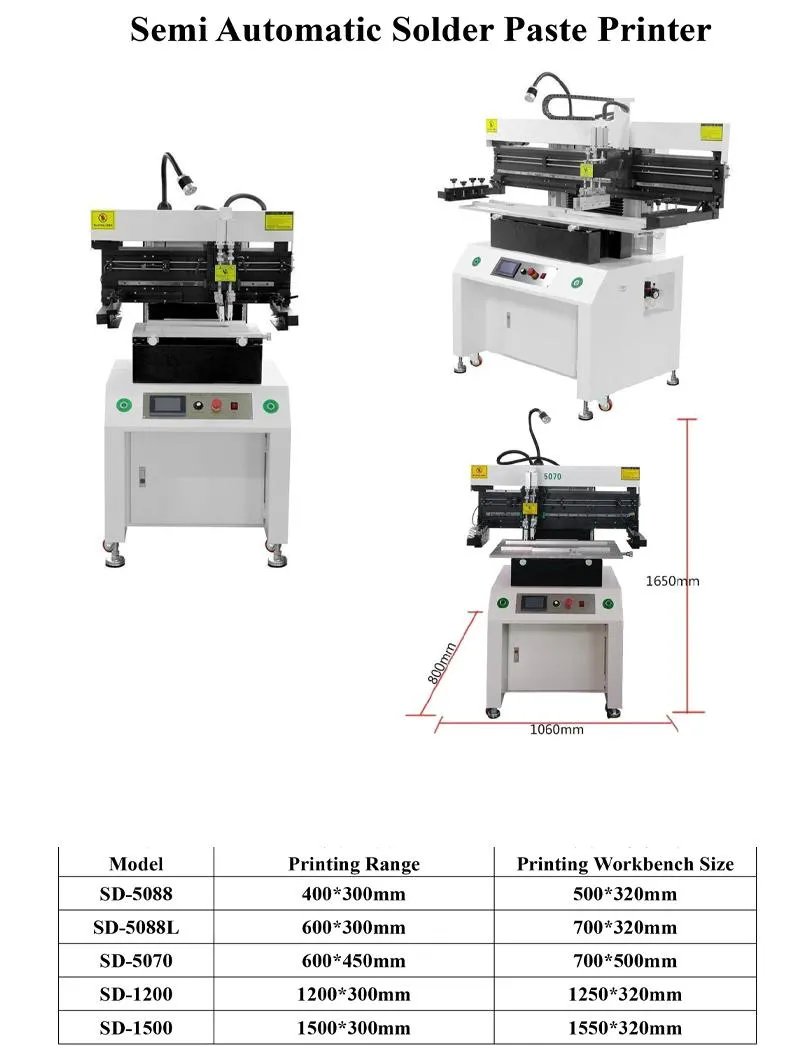 Semi Automatic Silk Screen Printing Machine