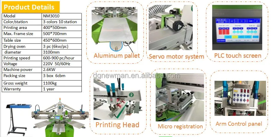 Automatic T-Shirt Silkscreen Printing Machine