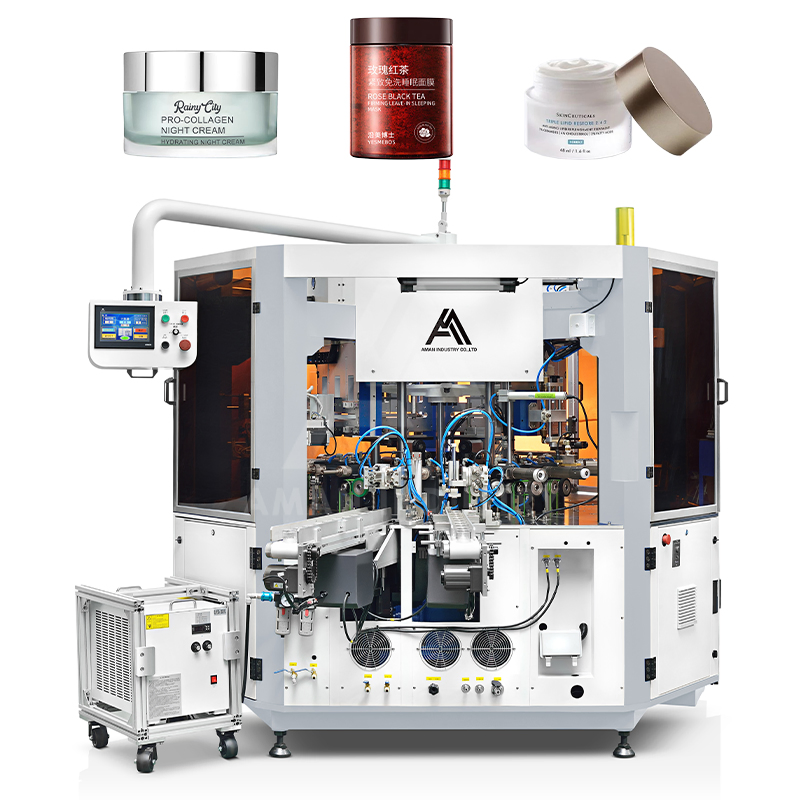 Fully Automatic Multi-Color Rotary Screen Printing Machine 2500-3600 Pieces/Hour Hot Stamping Machine