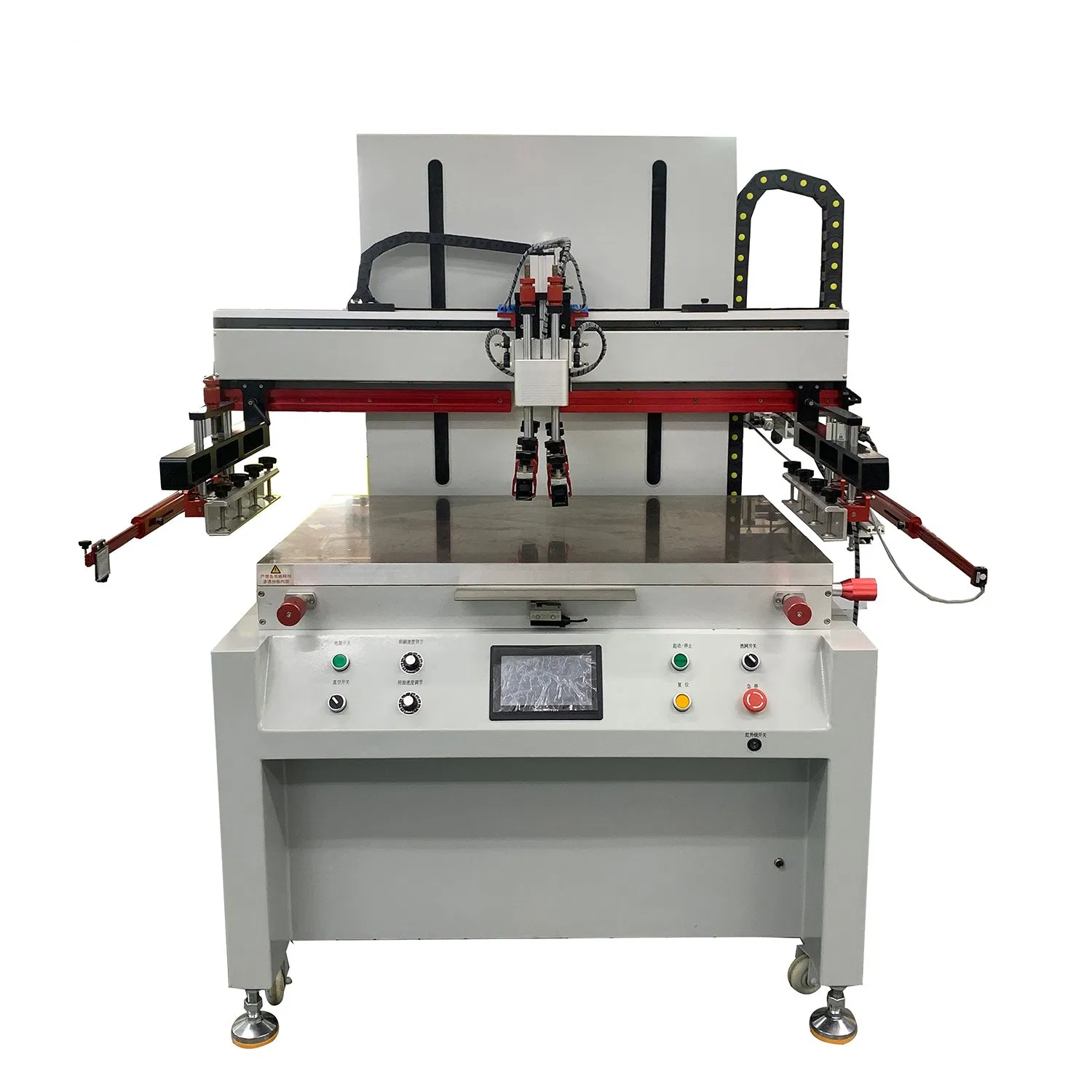 Factory Price 1 Station Customized Printing Flatbed Screen Printing Machine for Acrylic Sheets with Easy Operational Control Panel