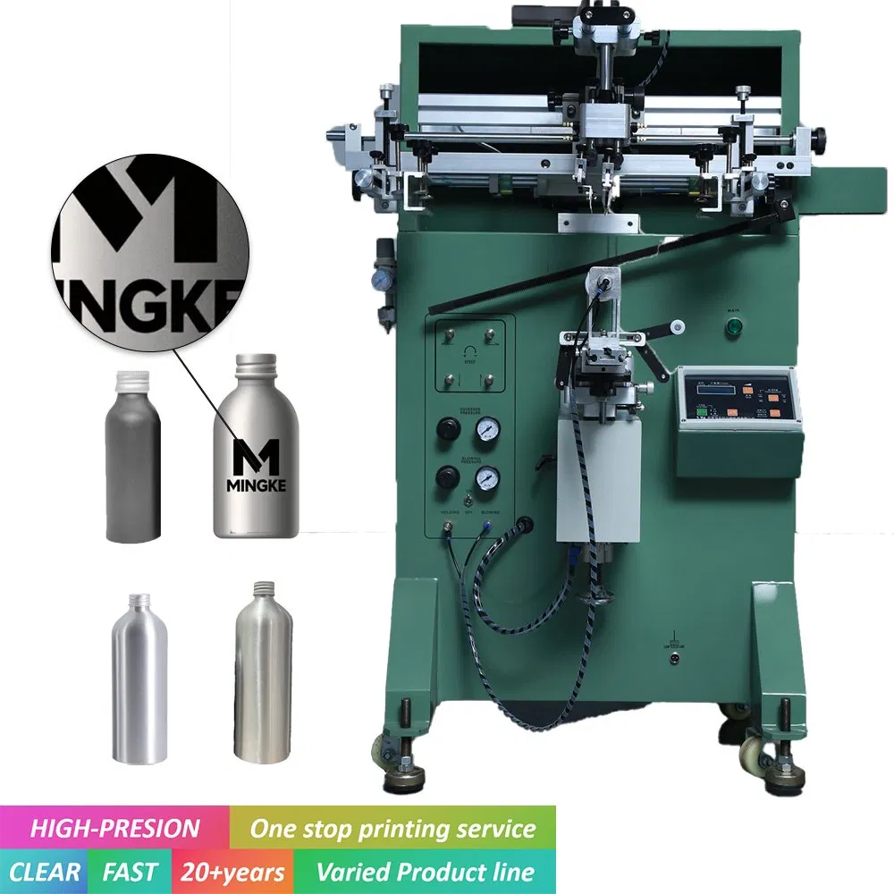 Semi-Automatic Silicone Wristband/Bottle Mug Cylinder Screen Printing Machine New Condition for Card Printer Sale