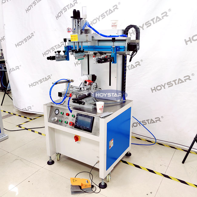 Semi Automatic Cylinder Screen Printing Machine for Sport Water Bottle Serigraphy Machine Overlay Maquina Para Serigrafa Circular Para Vaso De Policarbonato