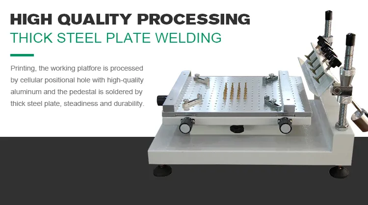 Manual Solder Paste Screen Printer 2