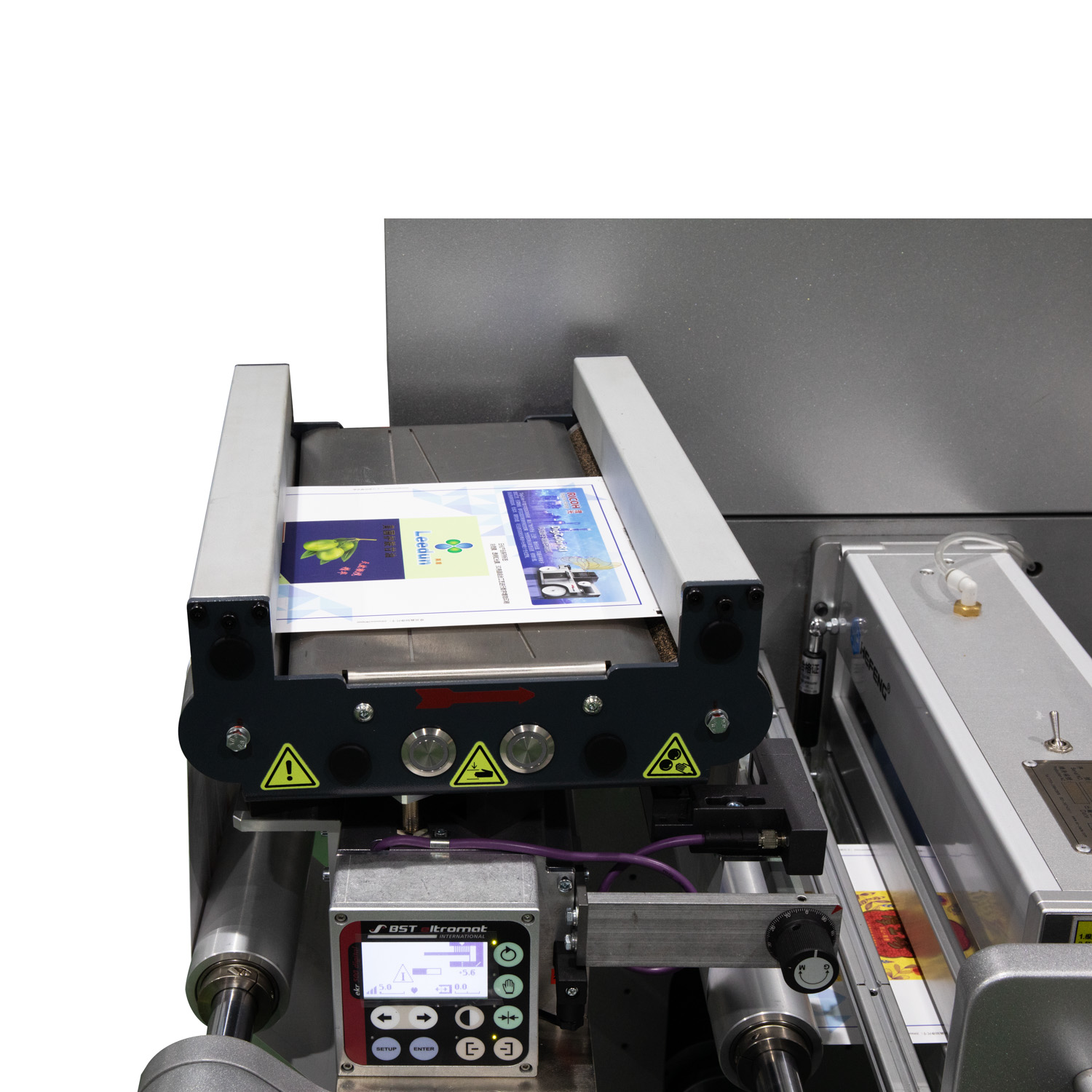 High Precision UV Inkjet Label Printing Digital Enhancement System For 3D Varnish and Embossing Effects