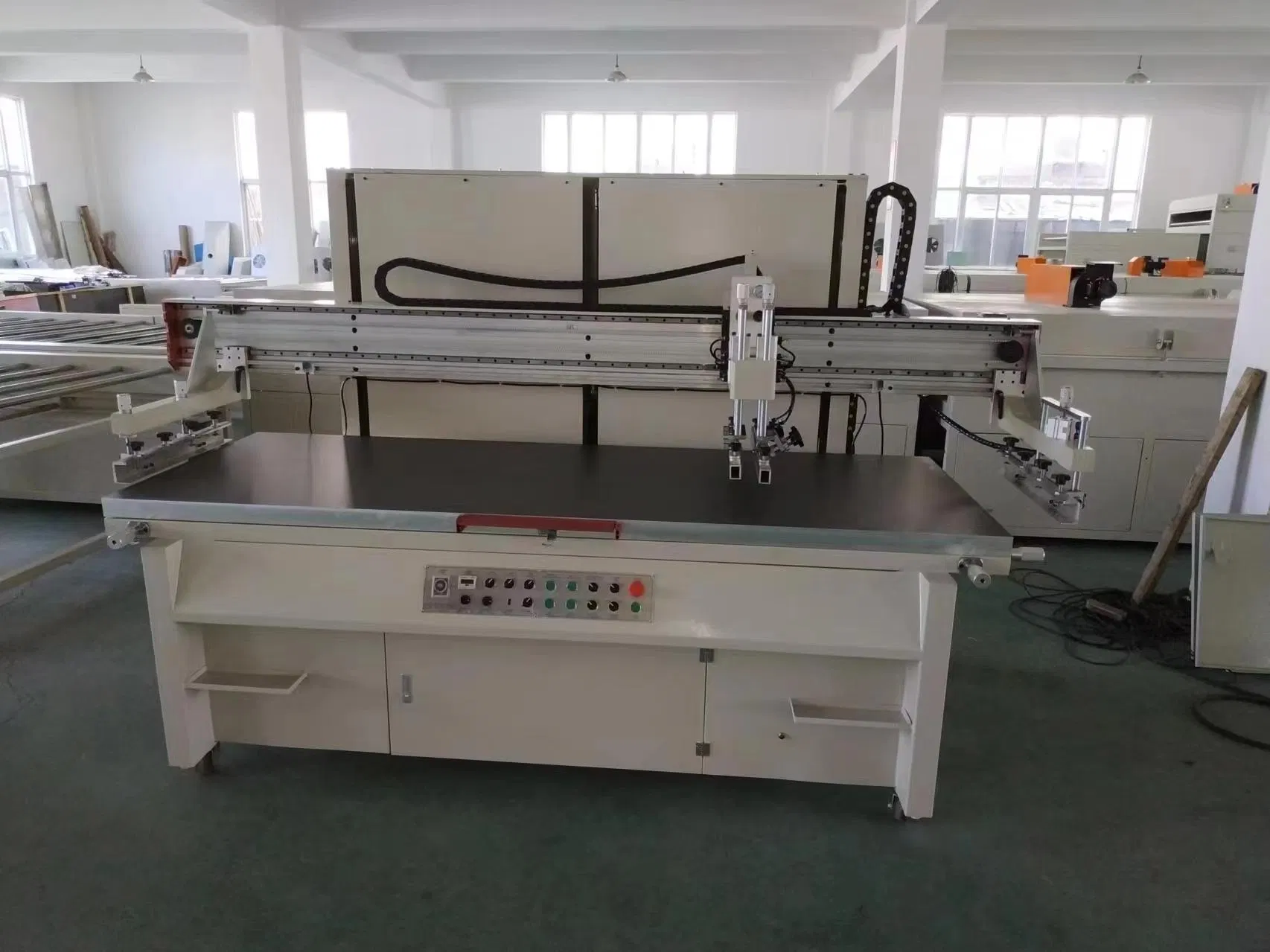 Glass Decals Screen Press Automatic Car Windows Glass Screen Printing Machine