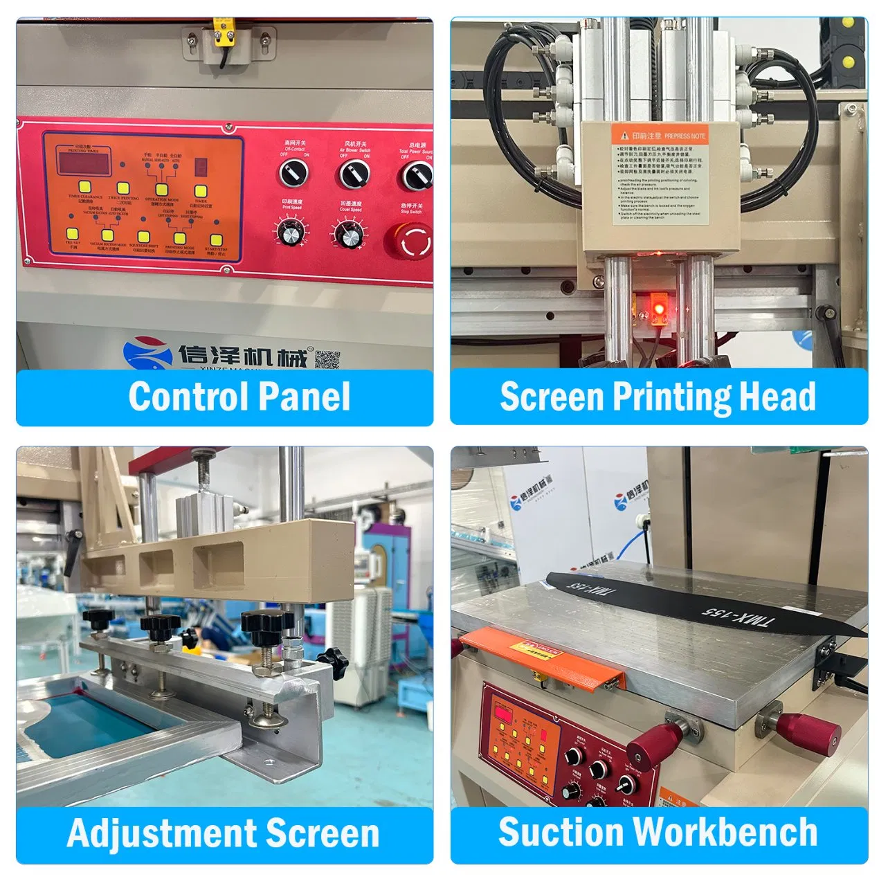 Semi-Automatic 1-Color Flatbed Screen Printing Machine for PVC Card Metal Plastic Sheet