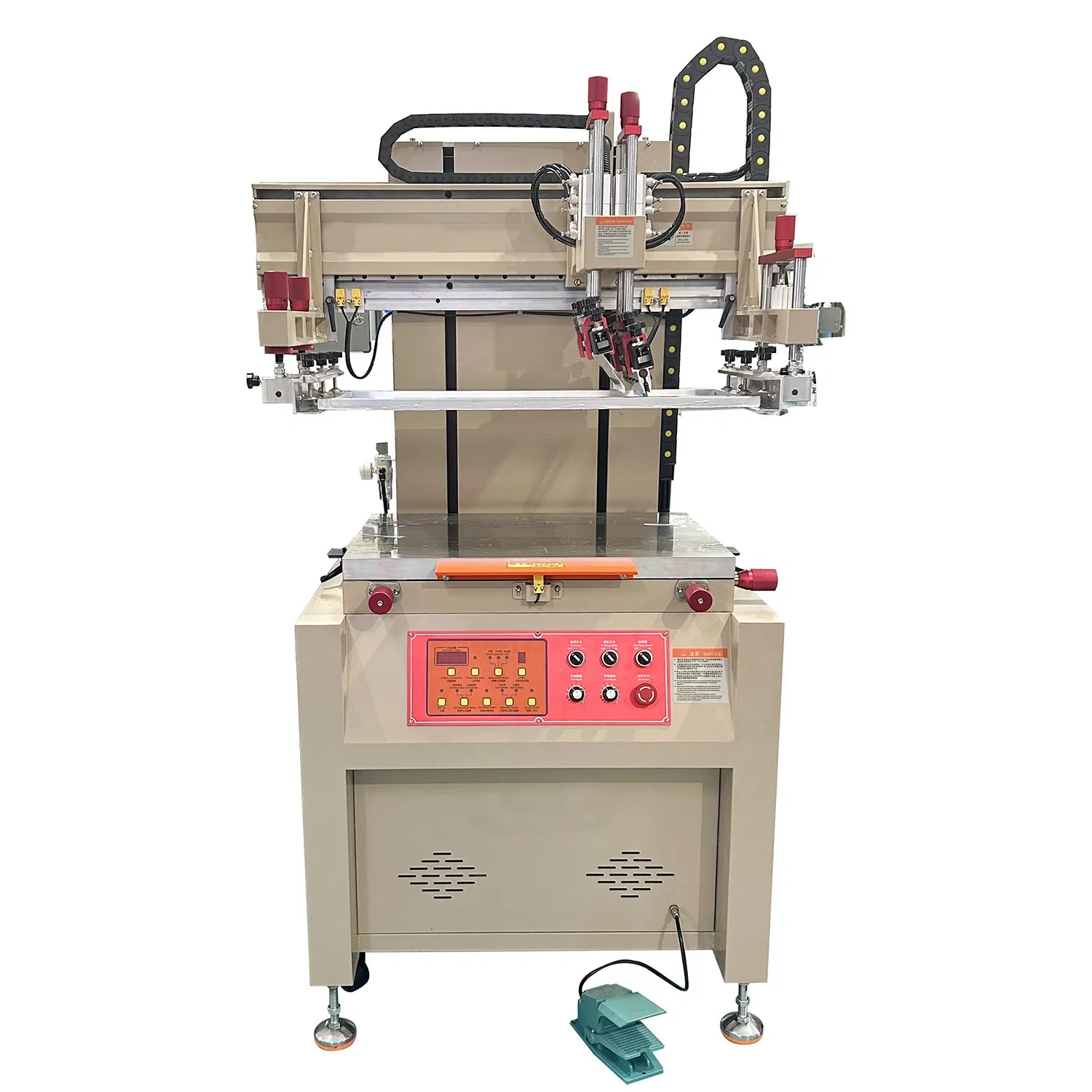 Factory Customized Semi Automatic Flatbed Screen Printing Machine for Bags Badges Plastic Cards