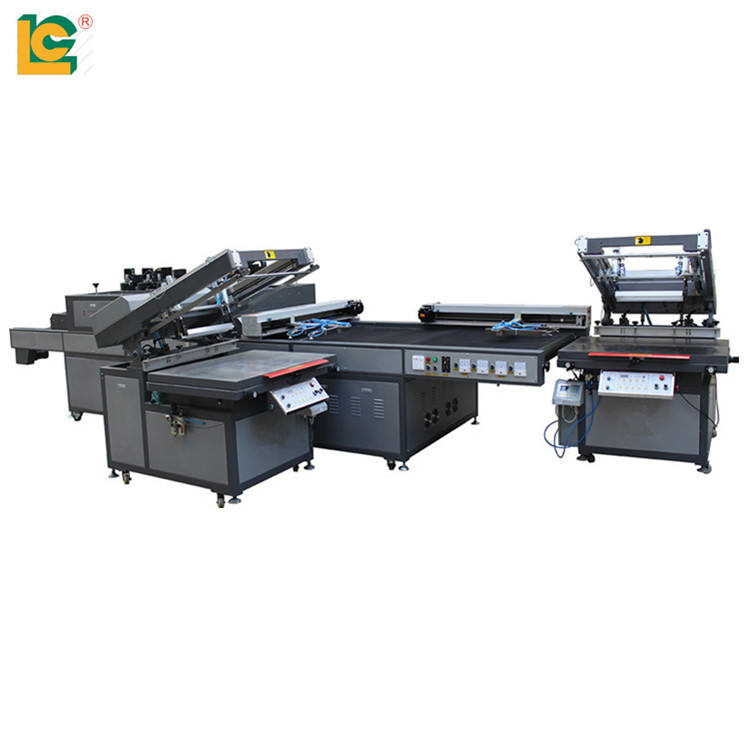 Automatic Flatbed Screen Printing Machine with UV Dryer