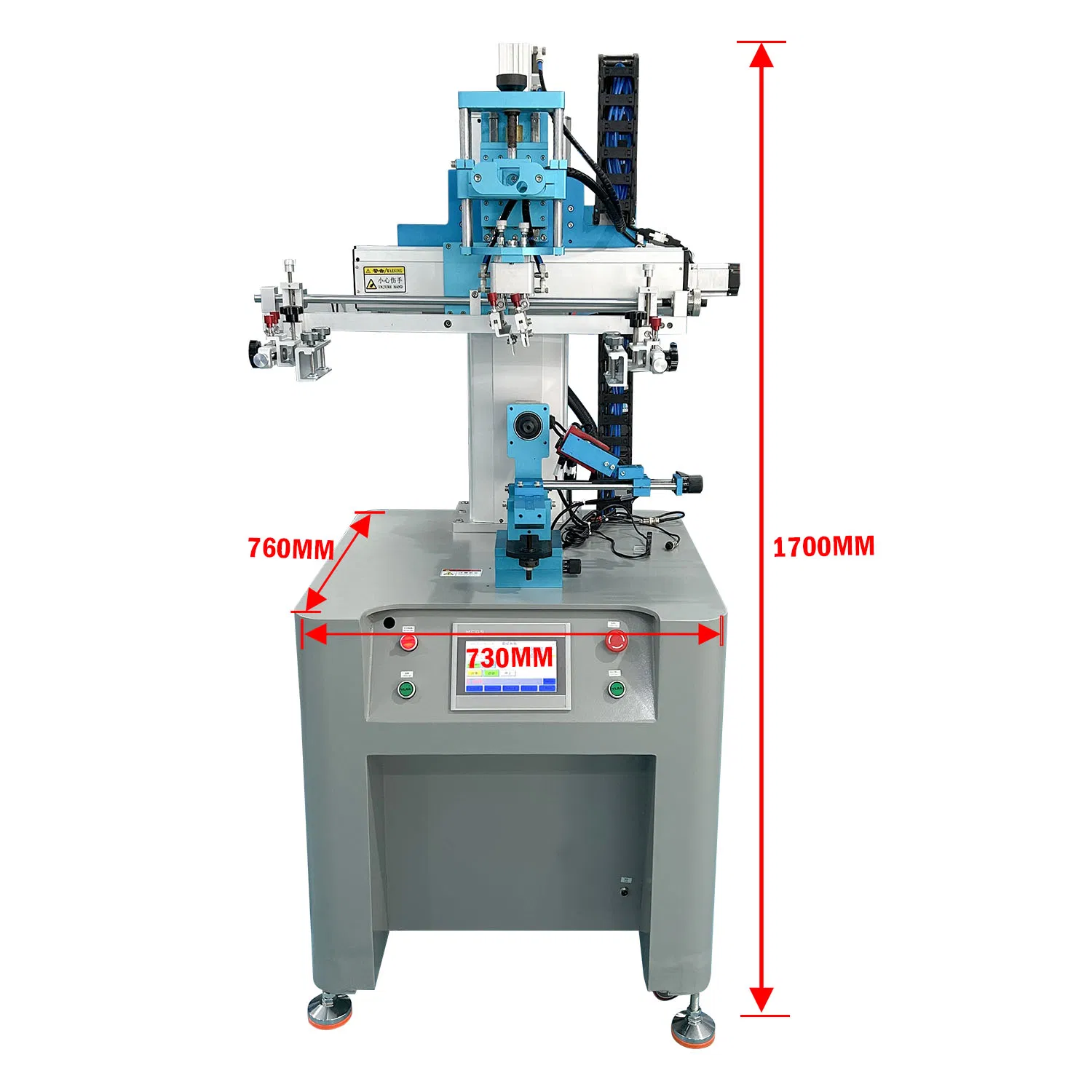 New Automatic Color-Registered Screen Printing Machine for Customized Logo Paper Plastic Glass Bottles Cups