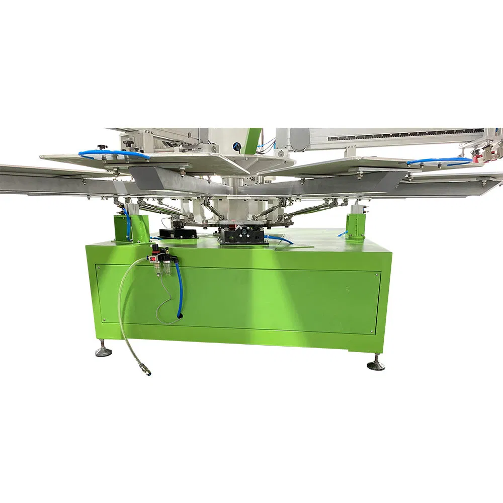Dgruida Octopus 3 Color Automatic T-Shirt Silkscreen Printing Machine for Textiles Clothing Garments Press Printing