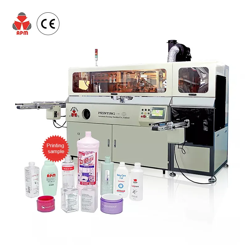Automatic bottle cup screen printer