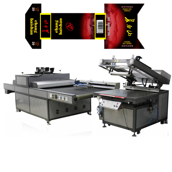 Automatic Flatbed Screen Printing Machine with UV Dryer