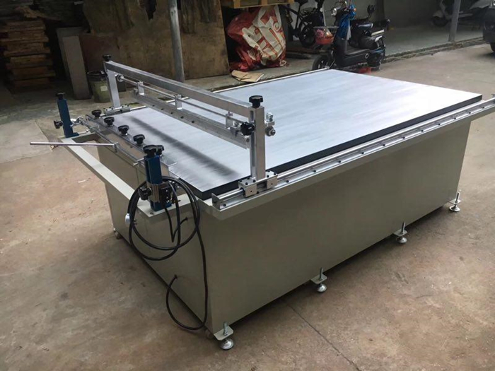 Manual Glass Vacuum Suction Flat Screen Printing Machine