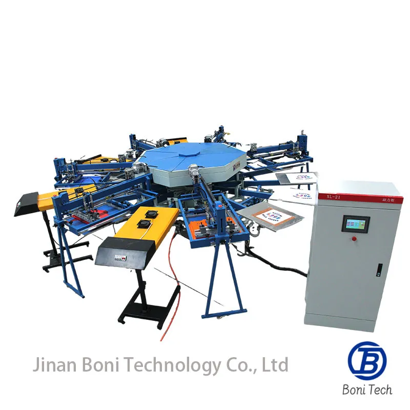 Automatic Print Big Screen Printing Machine