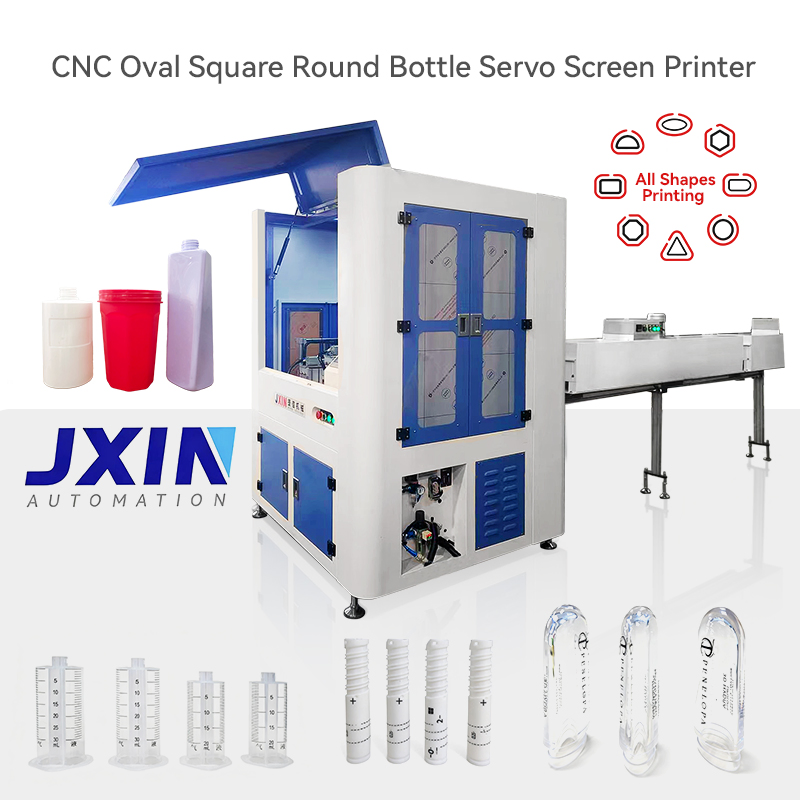 Advanced Multi-Function Automatic Screen Printing Machine for High-Speed Oval Cylinder Bottles and Collars
