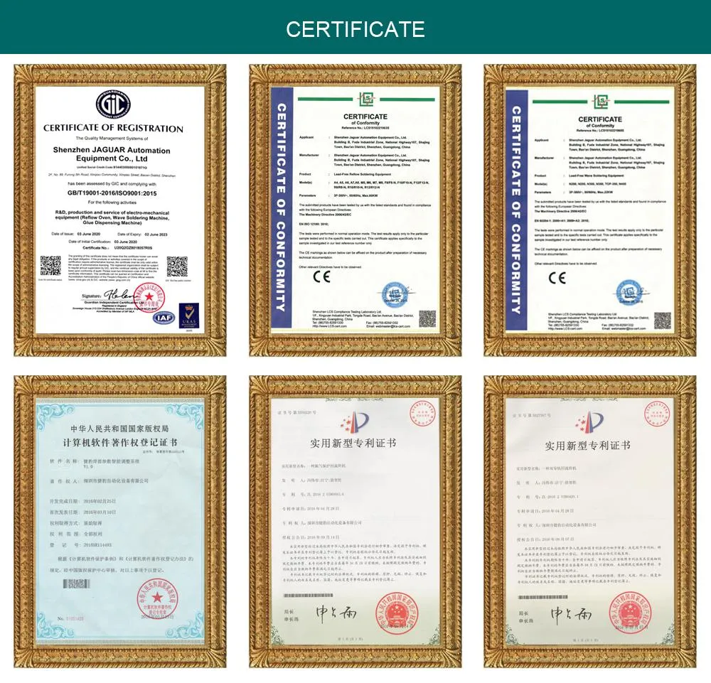 Certificates