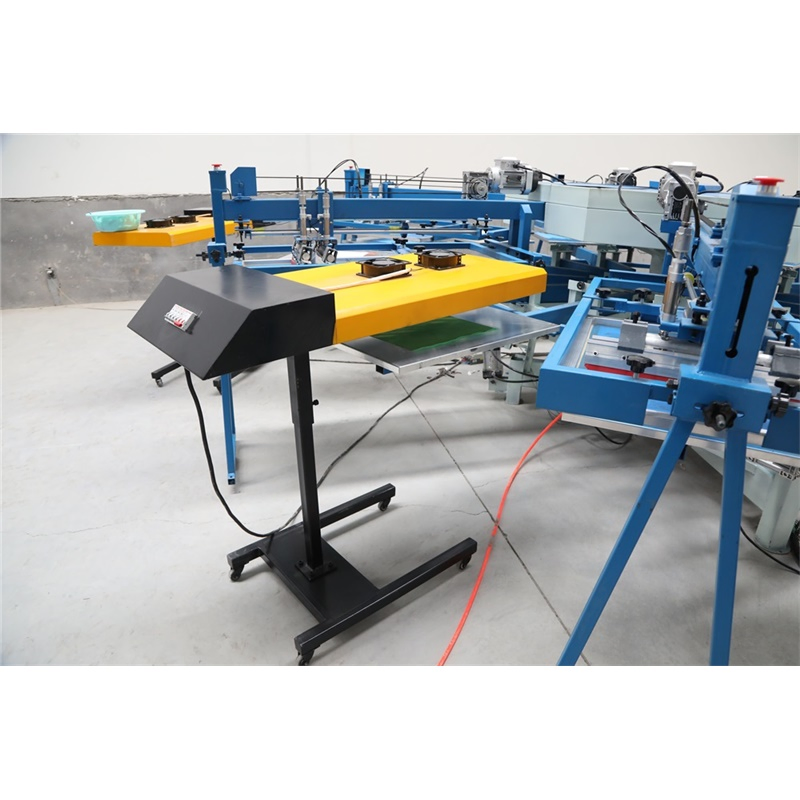 Octopus Automatic Rotary Round Screen Printing Machine for T Shirt