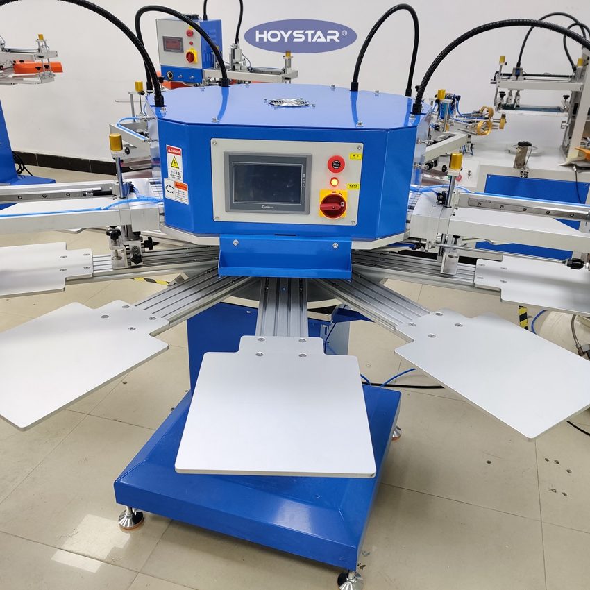 Automatic Screen Printing Machine for T-Shirts, Textiles, Fabric, Bag, Socks