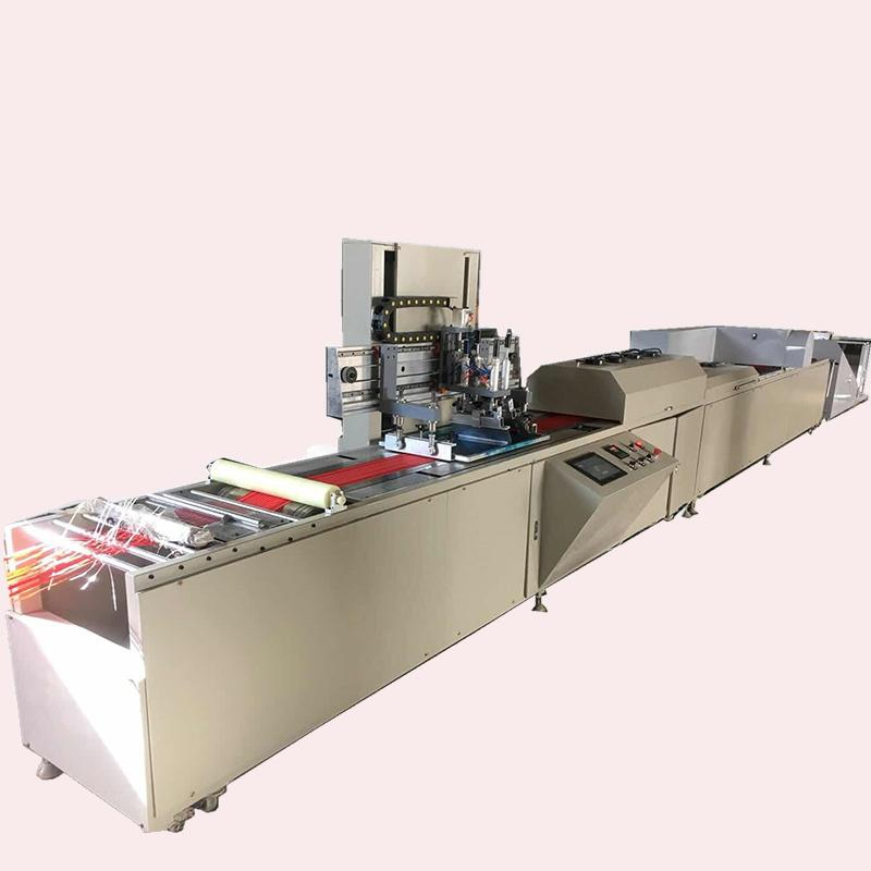 Fully Automatic Roll to Roll Textile Satin Label Screen Printing Machine for Cotton, Seat Belt, Elastic, Twill Tape Kr250X500/Kr350X500/Kr500X700