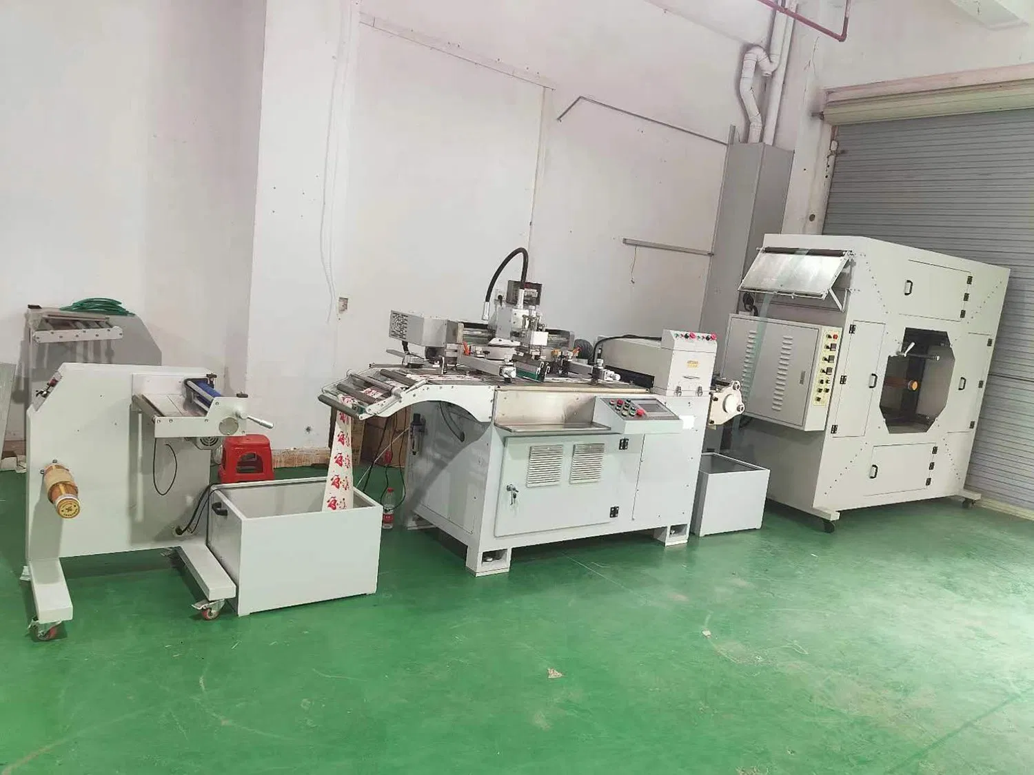 Roll to Roll Paper PVC Film Digital Fabric Textile Printing Machine Flat Logo Printer Silk Screen Printer
