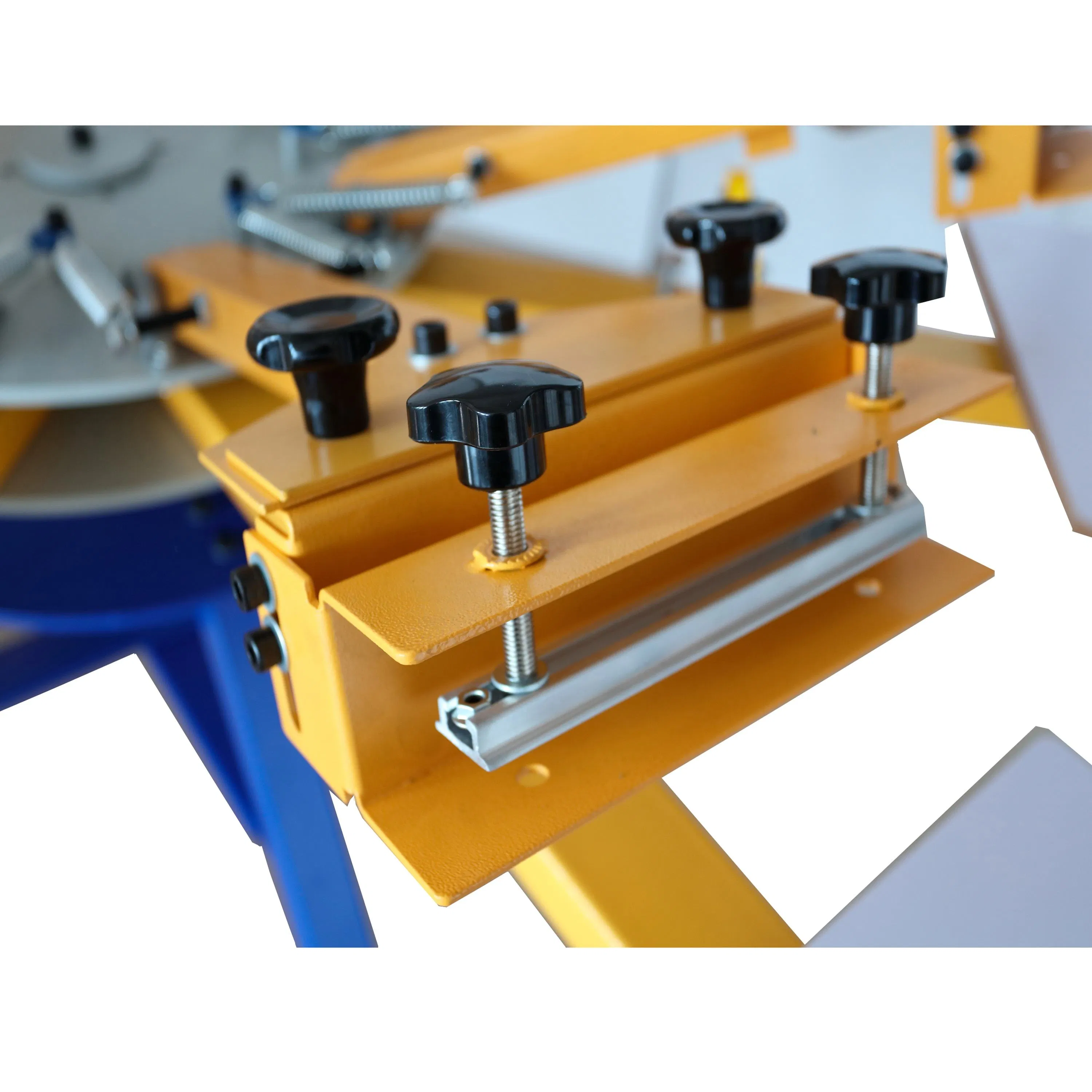 4-Station Manual Screen Printing Equipment Multicolor Kit for Card Pad Paper Tube Printing