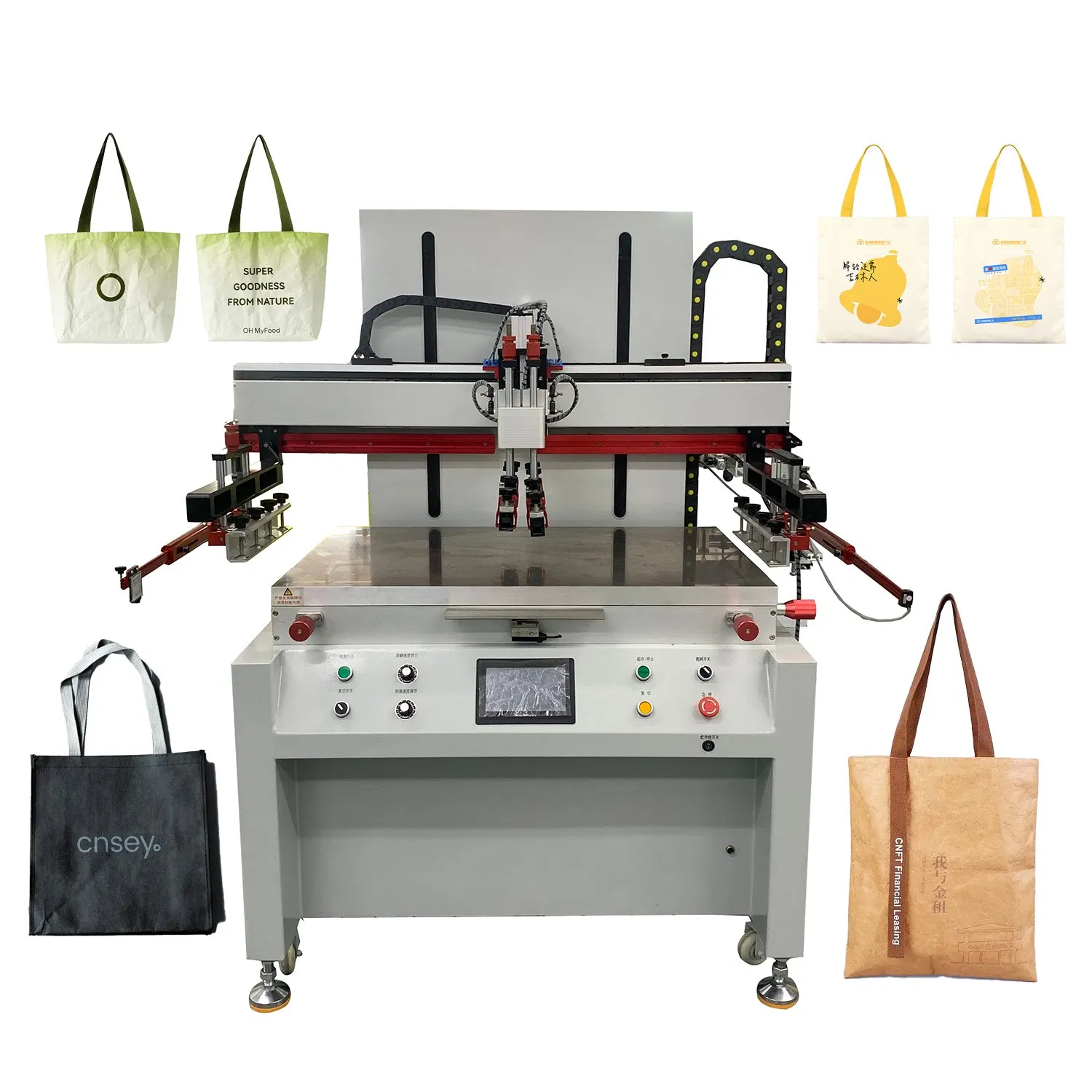 Factory Price 1 Station Customized Printing Flatbed Screen Printing Machine for Acrylic Sheets with Easy Operational Control Panel