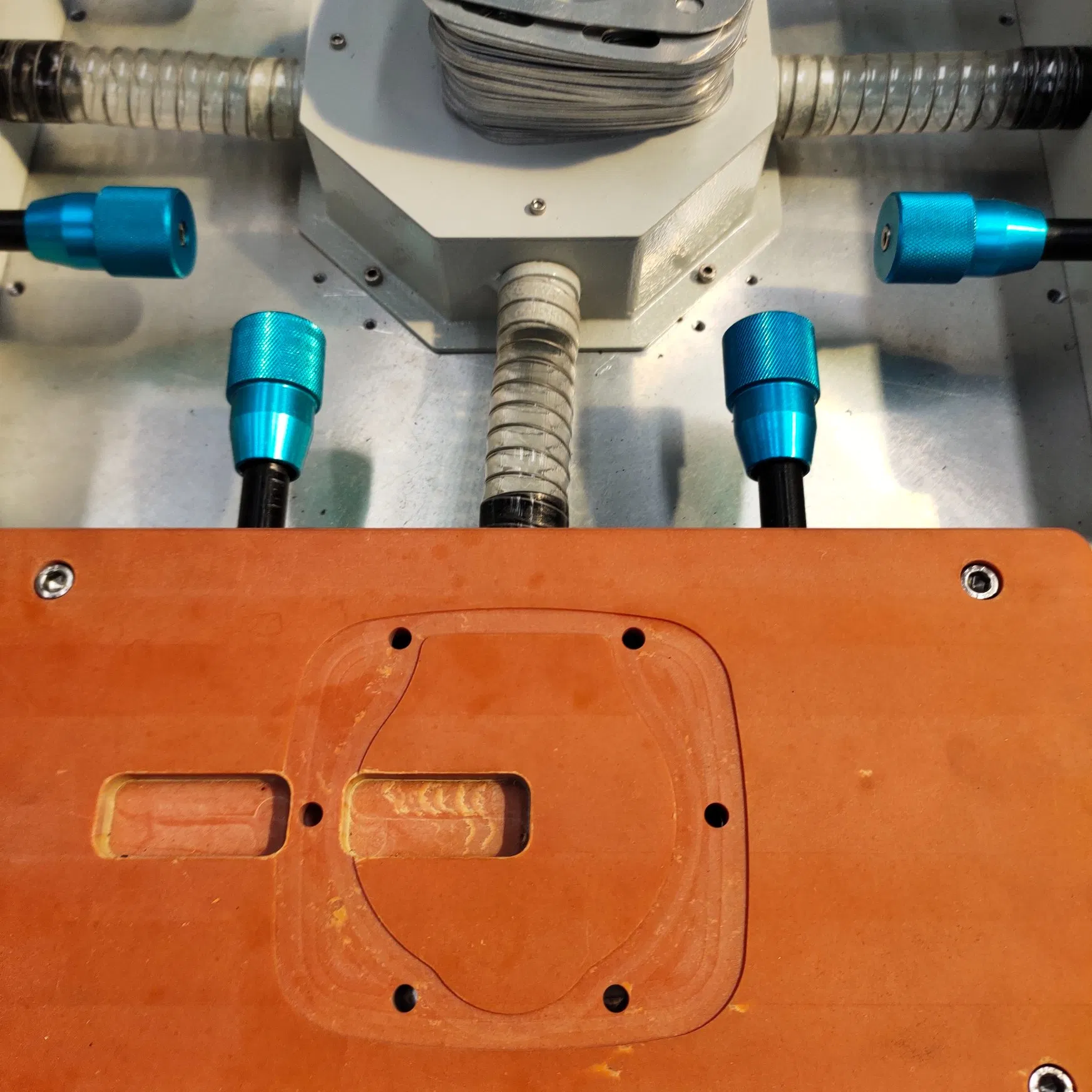 Semi Automatic Flatbed Rotary Vacuum Table Screen Printing Machine for Plastic Cosmetic Case Box Paper Board