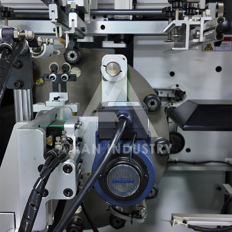 Single Color Screen Printing Machine Bottle Cap Tube Jar Pen Automatic Silk Rotary Hot Stamping Machine