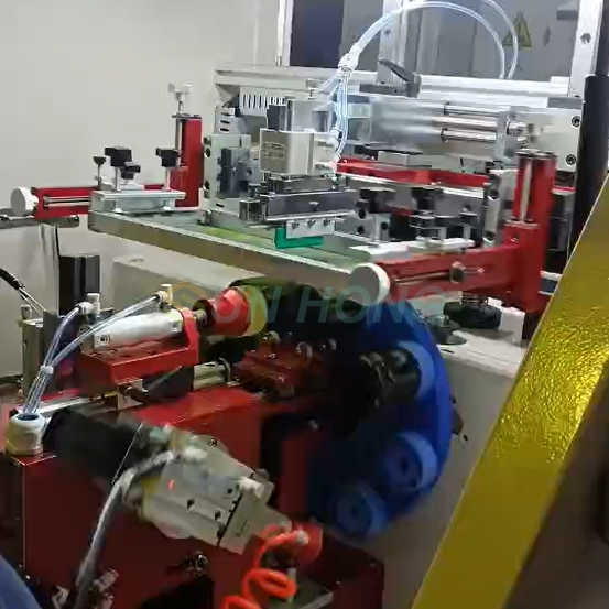 Full Auto Manual Car Spin on Oil Fuel Filter Making Print Shell Marking Auto Silk Screen Printing Machine