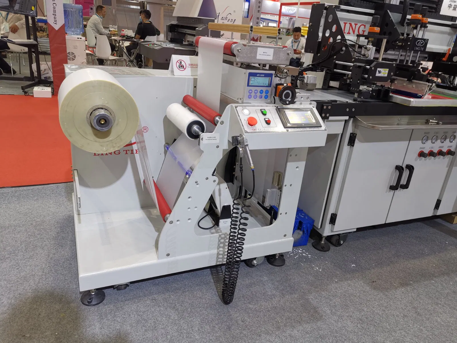 Automatic Roll to Roll Silk Screen Printing Machine for Nameplate Panel, FPC, IMD, Frid