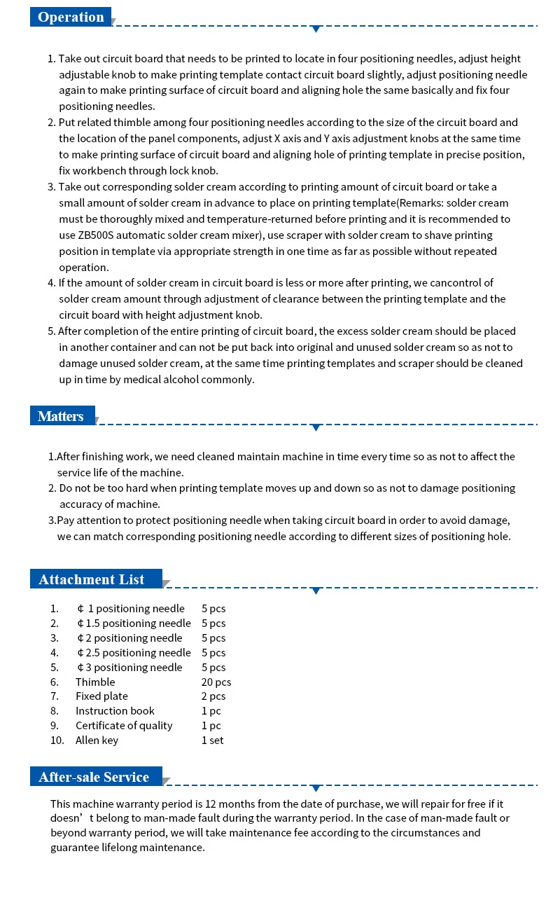 Manual Solder Paste Screen Printer 8