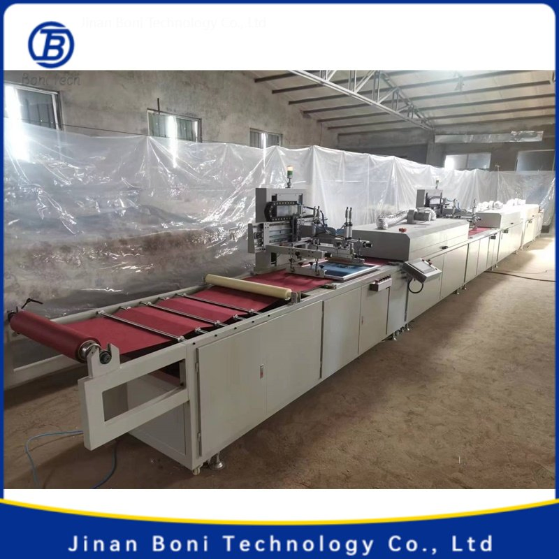 Automatic Roll to Roll Flatbed Mobile Phone Keypad Silk Screen Printing Machine Screen Printing Fabric