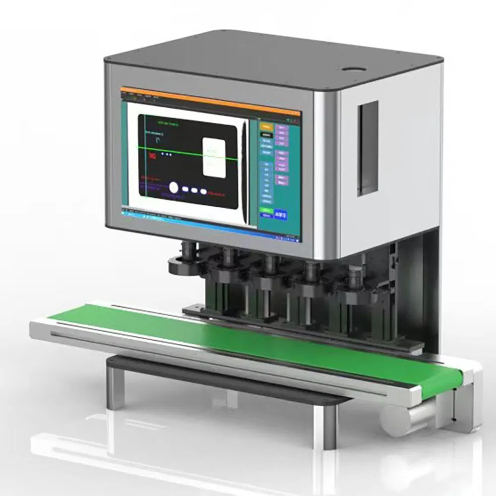 Visual Inspection Equipment for Defects of Plastic Parts Printing Characters Qr Codes Label Missing Incorrect Printing Dimensional Measurement etc CCD Visual