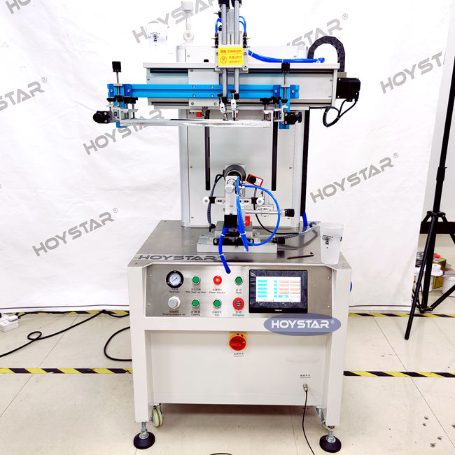 Semi Automatic Cylinder Screen Printing Machine for Sport Water Bottle Serigraphy Machine Overlay Maquina Para Serigrafa Circular Para Vaso De Policarbonato