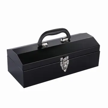 Compact Steel Toolbox with Carry Handle