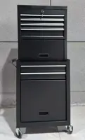 Narrow Three Piece Tool Chest and Rolling Cabinet Set