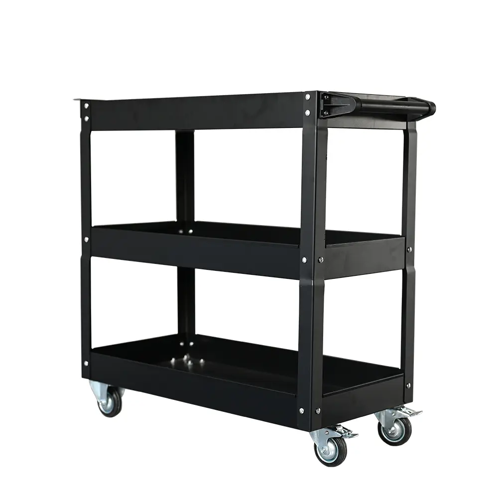 TUV Three Shelf Steel Tool Trolley Suppliers, Companies