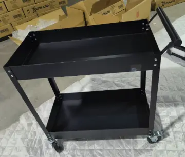 Two Shelf Steel Tool Trolley (New Version)