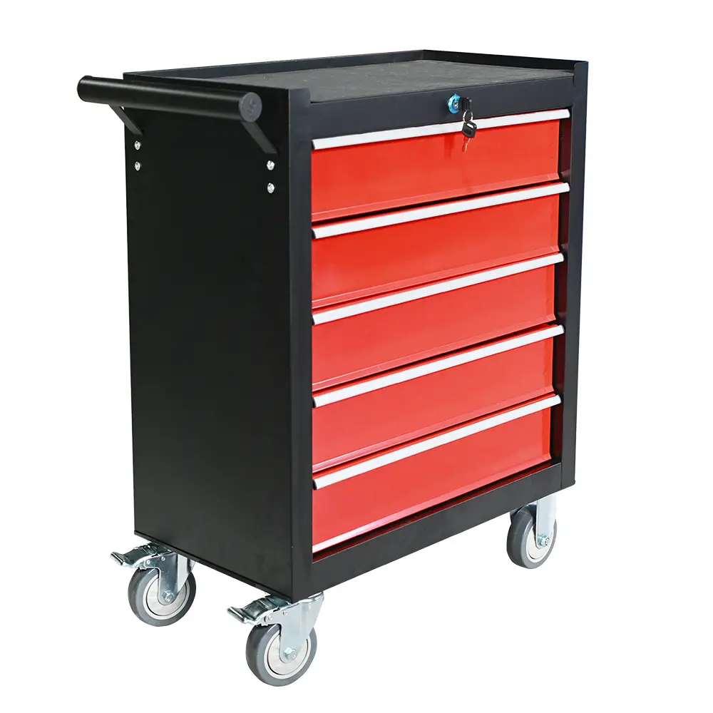 Wholesale Black and Red Five Drawer Tool Cabinet Manufacturer, Products