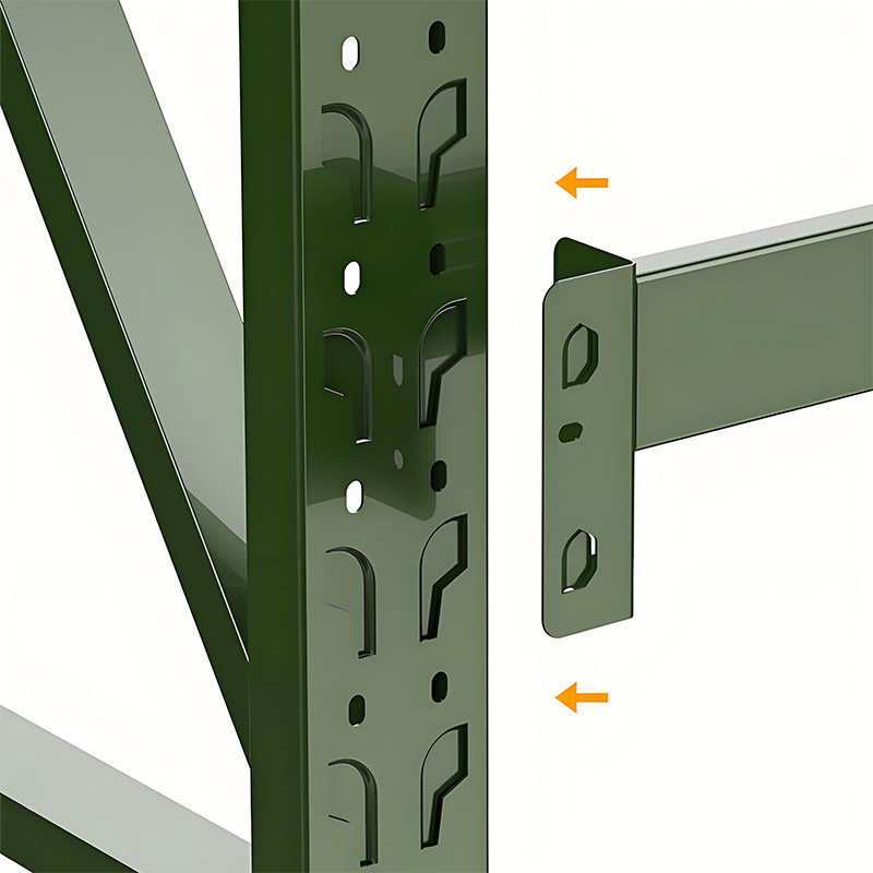 Minimalist Design 300/Kg Green Load-bearing Metal Storage Racks for Hotel Apartments and Hospitals Garage Shelving