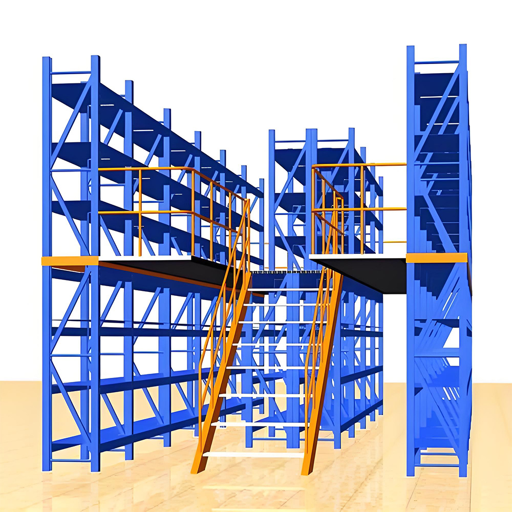 Heavy-duty Attic Platform Storage Attic Shelving Pallet Mezzanine Floor Shelving Warehouse Shelving System